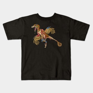 Zombie Raptor Kids T-Shirt